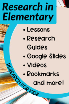 Preview of Beginning Research Bundle | Elementary Research Projects