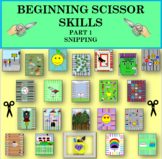 Beginning Scissor Skills- Part 1 Snipping Distance Learning