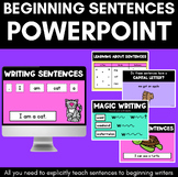 Teaching Sentences in Kindergarten- Explicit Writing Lesso