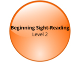 Beginning Sight Reading, M/M Orange (Level 2)