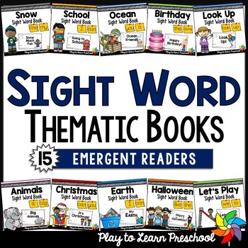 Preview of Beginning Sight Word Books