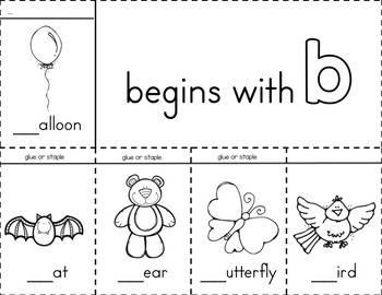 beginning sound alphabet flip books by melissa moran tpt