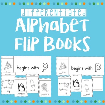 Alphabet Flip Books for Little Learners