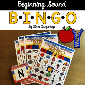 Beginning Sound Bingo Game by MsKinderhop | Teachers Pay Teachers