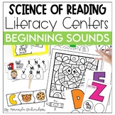 Beginning Sound Centers, Science of Reading Literacy Cente