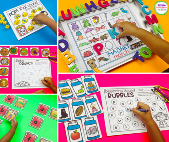Double Scoop Beginning Sounds Phonics Literacy Centers Kindergarten Preschool 