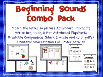 Preview of Beginning Sound Combo Pack (Common Core Connection)