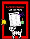 Beginning Sound - Cut and Paste