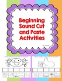 Beginning Sound Cut and Paste Activities