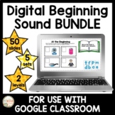 Beginning Sound Match BUNDLE for Virtual Learning | Distan