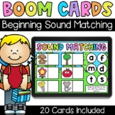Beginning Sound Matching - Digital Task Cards - Boom Cards