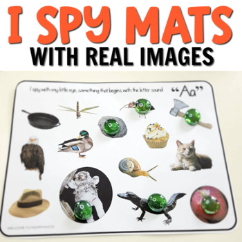 Preview of Beginning Sound Phonics I Spy Mats