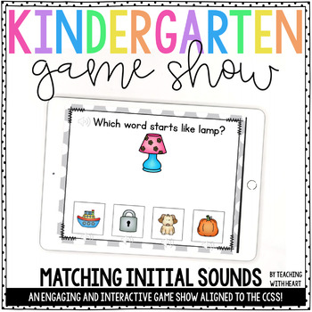 Preview of Beginning Sounds Game (Interactive PowerPoint) | Distance Learning