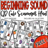 Beginning Sound - QR Scavenger Hunt