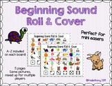 Beginning Sound Roll & Cover Dice Game 