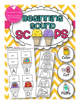 Preview of Beginning Sound Scoops!