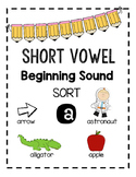 Beginning Sound Sort - Short Vowel a