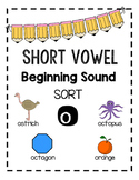 Beginning Sound Sort - Short Vowel o