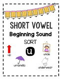 Beginning Sound Sort - Short Vowel u