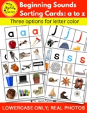 Beginning Sound Sorting Cards - Real Photos!