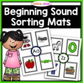 Beginning Sound Sorting Mats | Alphabet Sort | Preschool a