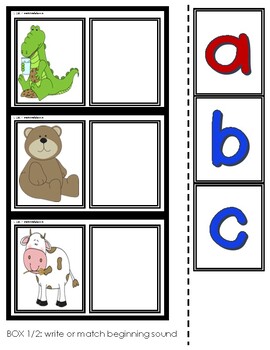 Letter Recognition Task Cards [Task Box] by Wink Smile Learn