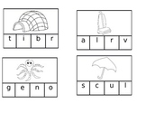 Beginning Sound Word Cards