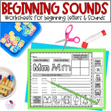 Beginning Letter Sounds Worksheets - Alphabet Letters