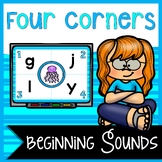 Beginning Sounds: 4 Corners Game