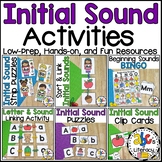 Beginning Sounds Activities- Sort & Match Alphabet Letters