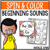 Beginning Sounds Activity: Spin & Color