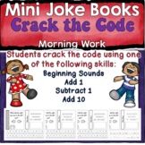 Beginning Sounds, Add 1, Subtract 1, Add 10 Mini Joke Books 