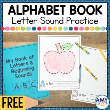 Preview of Free Alphabet Book | Beginning Sounds Workbook