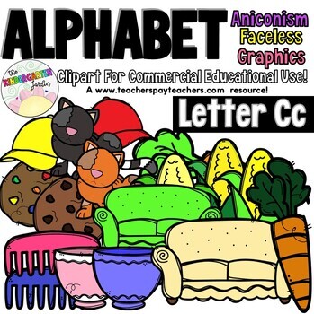 Kindergarten Alphabet Clipart Letter Cc by THE KINDERGARGARTEN JARDIN
