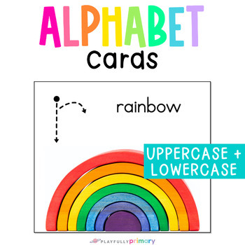 Preview of Letter Sounds Cards, Letters and Sounds Pictures, Alphabet Tracing Cards