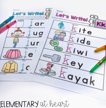 alphabet beginning sounds worksheets for pre k by elementary at heart