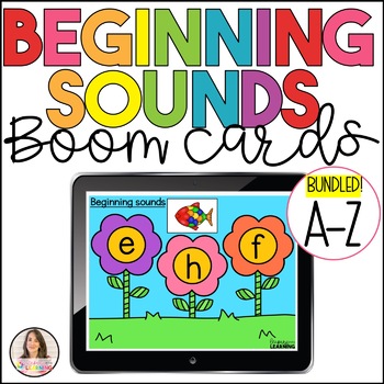 Preview of Beginning Sounds BOOM Cards