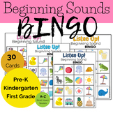 Beginning Sounds Bingo | Preschool | Kindergarten | First 