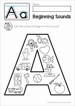 beginning sounds color it distance learning by lavinia pop tpt