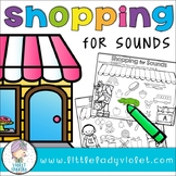 Beginning Sounds - Color It!  Shopping for Sounds