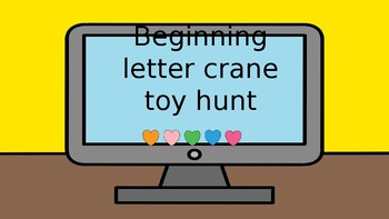 Preview of Beginning Sounds Crane A-J