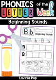 Beginning Sounds Cut and Paste Activity