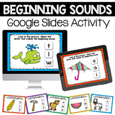 Beginning Sounds Digital Center for Google Slides™