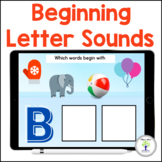 Beginning Sound Activities for Kindergarten | Boom Cards