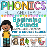 Beginning Sounds FLIP and TEACH  Booklet I Google Slides