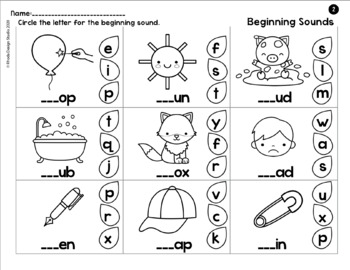 beginning sounds kindergarten reading worksheets boom cards blended learning