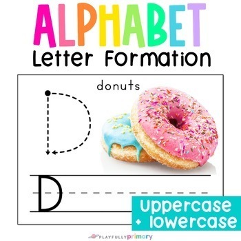 Preview of Beginning Sounds Letter Formation Alphabet Tracing Handwriting Practice