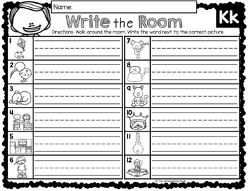 Beginning Sounds - Letter K by The Notebooking Nook | TPT