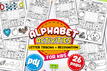 Preview of Beginning Sounds | Letter Tracing & Recognition A-Z | Alphabet writing Practice