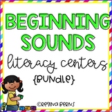 Beginning Sounds Literacy Centers {BUNDLE}